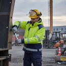 Premium Class 3 Hi-Vis Winter Jacket with Quilted Lining and Waterproof Design for Enhanced Comfort and Visibility