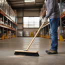Premium 28mm Tapered Wooden Broom Handle - Adjustable Lengths from 1400mm to 1500mm for Easy Fitting