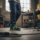 Premium Composite Toe Protection Safety Shoe with Eco-Friendly Materials and Comfortable Design for Industrial Use