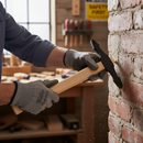 Premium Heavy Duty Scutch Hammer with Grade A Hickory Shaft and 1.5lb Head Weight for Brick Layer Renovation Projects