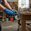 75mm Heavy Duty Swivel Plate Castor with Twin Wheels - 100Kg Capacity