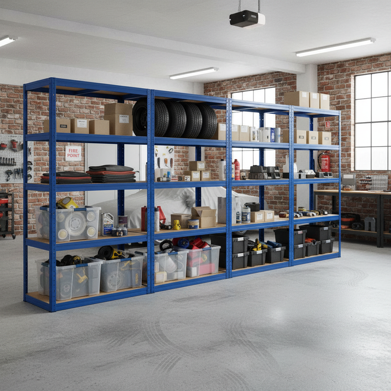 Premium Garage Shelving Units - 2130mm High - Heavy Duty Storage
