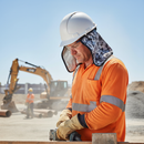 Premium Neck Cape for Sun Protection - UV 50 Rated, Water Resistant, Compatible with Safety Helmets