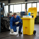 Premium Refill Kit for Oil and Fuel - Yellow Wheelie Bin - 120L