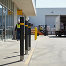 Premium Steel Cored Polyurethane Bollard with Removable Socket Fixing for Durability and Easy Maintenance
