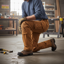 Premium Lightweight Work Trousers with Kneepad Pockets, Water-Repellent Fabric, and Click Pocket System for Enhanced Durability