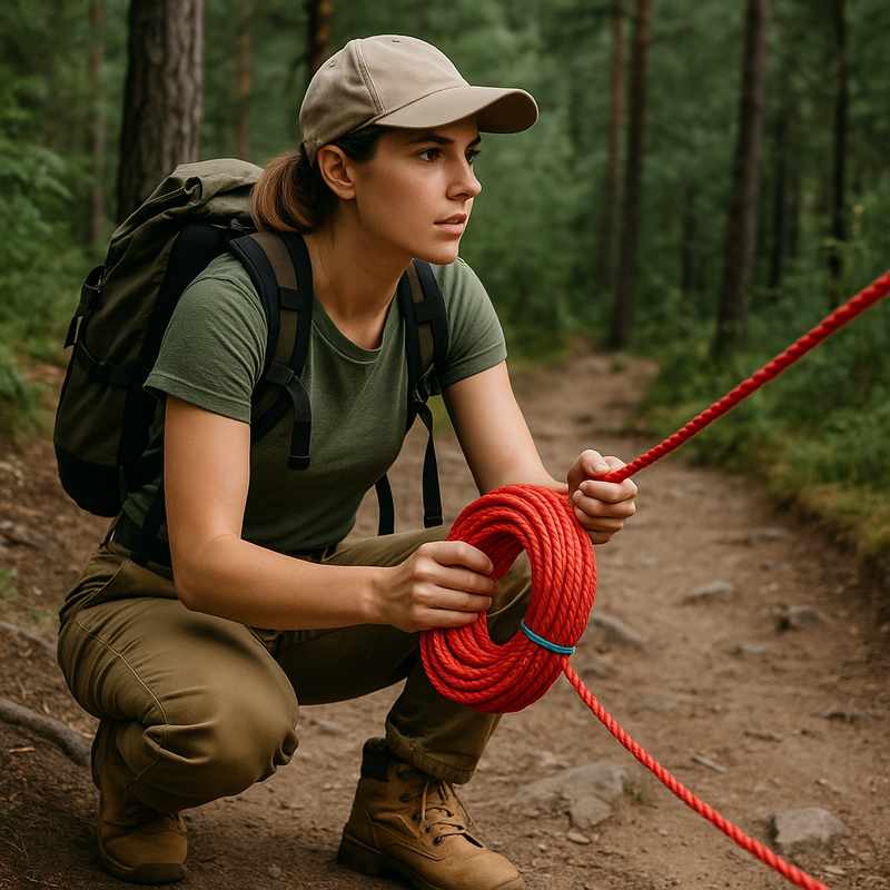6mm Red Polypropylene Rope – Heavy-Duty, Weatherproof & Ultra-Versatile (75m Mini Coil)
