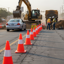 Premium Durable Traffic Cones with Reflective Bands for Enhanced Safety - PVC Construction in Two Sizes