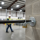 Premium Heavy Duty Wall Anchor Kit for Secure Barrier Installation with Padlock Option and Robust Steel Construction