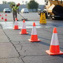 Premium Durable Traffic Cones with Reflective Bands for Enhanced Safety - PVC Construction in Two Sizes
