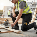Premium Slim Fit Work Trousers with Holster Pockets and 4-Way Stretch Panels for Durability and Comfort