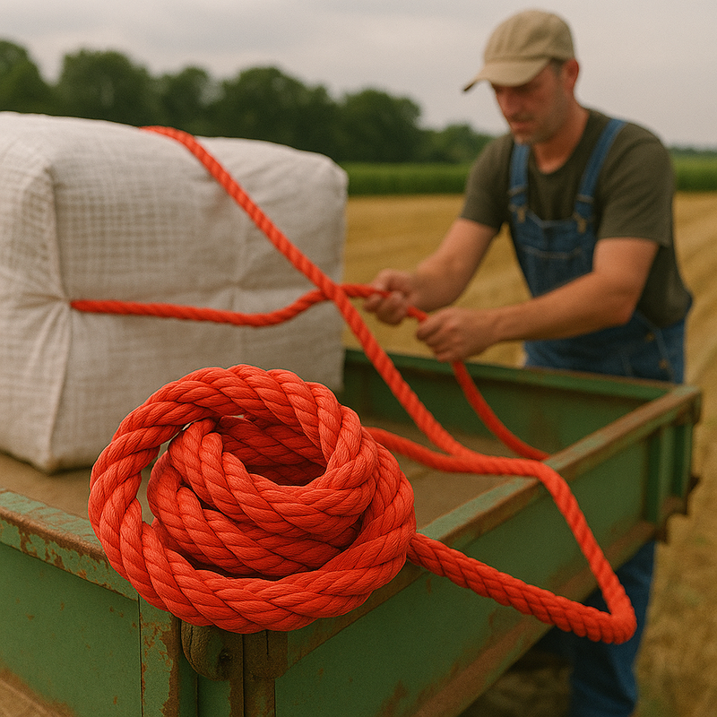 12mm Red Polypropylene Rope – Ultra-Strong, Weatherproof & UV-Resistant | 30m Mini Coil – Limited Stock!