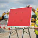 Premium Blank Quick Fit Sign 1050x750mm - Durable Plastic with Pre-Drilled Holes for Customization