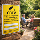 CCTV Security Sign – Indoor/Outdoor Use – Crime Prevention