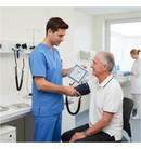 Premium Square Extension Module for Modular Diagnostic Stations with Adult Velcro Cuff and High-Contrast Scale