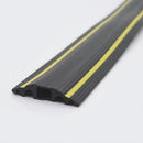 Rubber Floor Cable Cover, 1 Channel, Sold Per Metre (view 2)