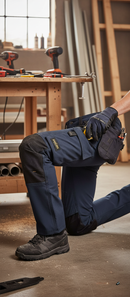 Professional Full Stretch Work Trousers with Holster Pockets - Durable 4-Way Stretch Fabric for Comfort and Flexibility