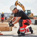 Premium High Visibility Craftsman Trousers with Holster Pockets - Durable, Water-Repellent, and Tear-Resistant Design for Hard Work
