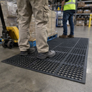 Fatigue Step Nitrile Matting – Black – Slip Resistant & Durable – Industrial Use