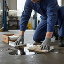 Premium Single Weight Hydraulic Oil and Fuel Absorbent Pads - Dispenser Box (Pack of 50)