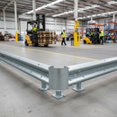 Premium Flexible Fabricated External Corner Barrier - Galvanised Steel for Pillar Protection and Building Corners