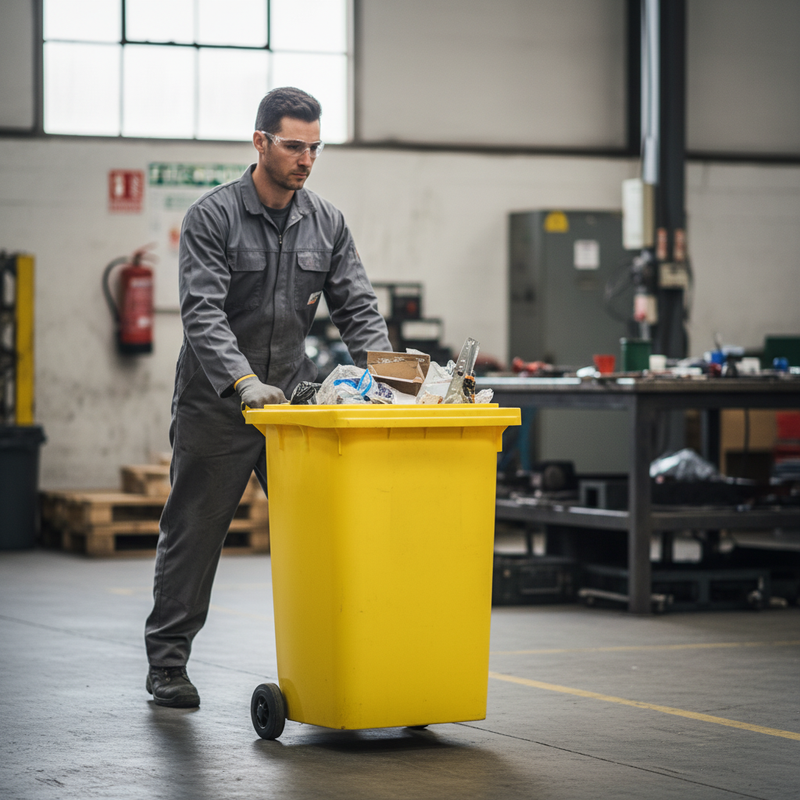 Heavy Duty Wheeled Bin - EN 840 Certified Mobile Waste Container