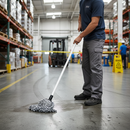 Premium Mop Handle Compatible with Various Mop Heads for Effective Cleaning - High-Quality Professional Grade for Industrial and Commercial Applica...