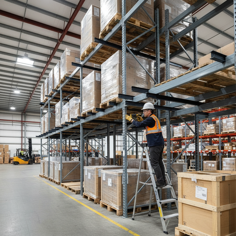 5x Heavy Duty Shelving Support Beams - Reinforcement for Shelving Units