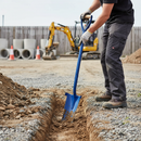 Premium Heavy Duty Grafter Shovel with Forged Steel Blade for Drainage and Post Holes