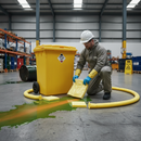 800 Litre Heavy Duty Chemical Spill Kit in Wheeled Bin for Quick Response