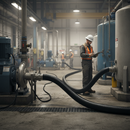 Premium Super Elastic Low Temp PVC Suction & Discharge Hose for Waste Management - Flexible, Abrasion Resistant, -40°C Performance