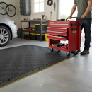 Premium Garage Interlocking Ramped Female Edges - All Patterns - Yellow/Black