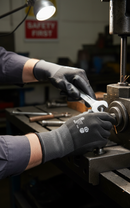 Premium Lightweight Nitrile Coated Gloves with Ventilated Back for Enhanced Dexterity and Comfort in General Assembly and Engineering Applications