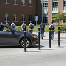 Premium Steel Cored Polyurethane Bollard with Anti-Ram Fixing for Extreme Durability and Low Maintenance