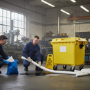 Premium Oil Only Spill Kit 4 Wheel PE Bin - 1000L Capacity