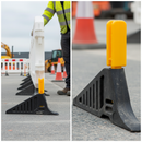 Premium Non-Trip Replacement Foot with Spigot for Gate and Boss Barriers, Recycled PVC Design