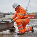 Premium Waterproof Hi-Visibility Overtrousers with Breathable Fabric Technology and Practical Features for Comfort and Safety