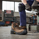 Premium Heavy Duty Safety Boot with Ceramic Toe Cap, Slip-Resistant, and Ankle Support for Construction and Industrial Use
