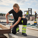 Premium Women's Hi-Vis Trousers with Two-Way Stretch and Holster Pockets for Enhanced Mobility and Comfort