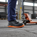 Premium Heavy Duty Safety Shoe with Composite Toe Cap and Nitrile Rubber Outsole for Hot Asphalt Work