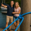 6mm Blue Polypropylene 3-Strand Rope 75m Coil – Strong 3-Strand Twisted