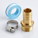 3/4in BSP x 20mm Brass Hosetail Kit with Clip and PTFE Tape (view 2)