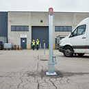 Premium Removable Galvanised Parking Bollard 900mm x 76mm for Vehicle Access Control