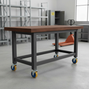 100mm Heavy Duty Swivel Plate Castor with Polyurethane Tyre