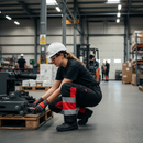 Premium Hi-Vis Women's Trousers with Stretch Panels and CORDURA® Knee Pad Pockets for Comfort and Durability