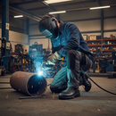Premium Heavy Duty Safety Boot with Water-Repellent Upper, Vibram Sole, and Composite Toe Protection for Industrial Work Environments