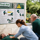 Electric Shock First Aid Poster – 594mm x 420mm – Synthetic Paper – Indoor/Outdoor
