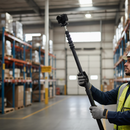 Premium Carbon Fibre Telescopic Camera Pole for High Reach Inspections - 5.4m to 18.28m with 1/4 Inch Camera Mount