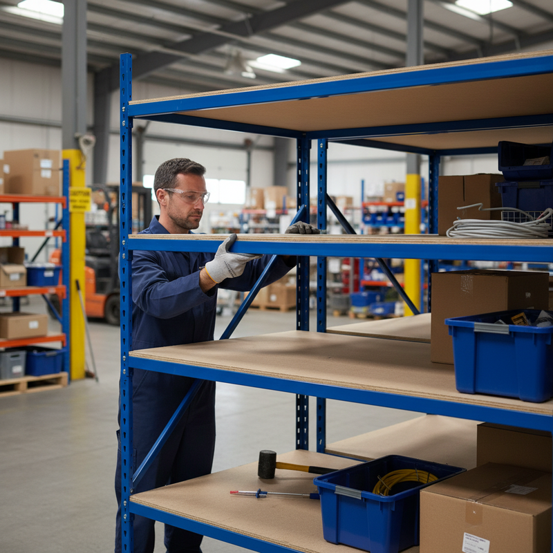 Additional Heavy Duty Chipboard Shelf - Blue - 15mm Thick