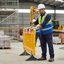 Premium Hi-Vis Yellow/Royal Blue Executive Vest for Visibility